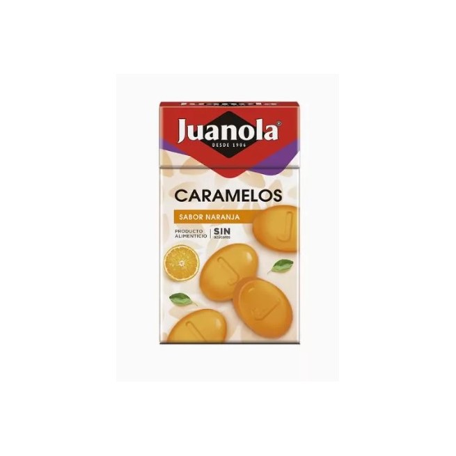 Juanola Caramelos Sabor Naranja Sin Azúcar 50 Gr