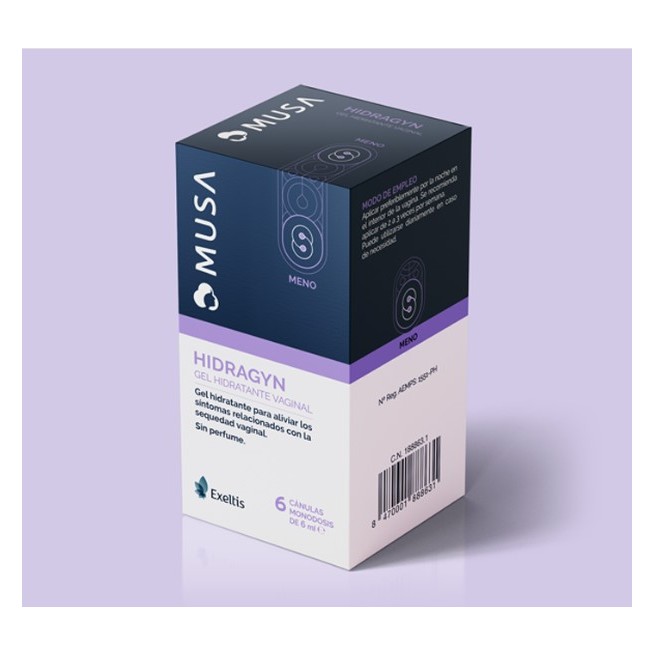 Musa Hidragyn Gel Hidratante Vaginal 6 Monodosis