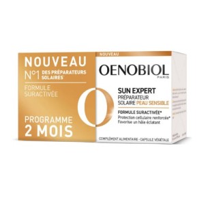 Oenobiol Sun Expert Preparador Solar Piel Sensible 2x30 Cápsulas