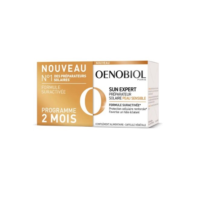 Oenobiol Sun Expert Preparador Solar Piel Sensible 2x30 Cápsulas