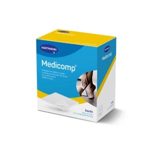 Hartmann Medicomp Gasas Non Woven Aposito Esteril 10 X 10 Cm 25x2 unidades