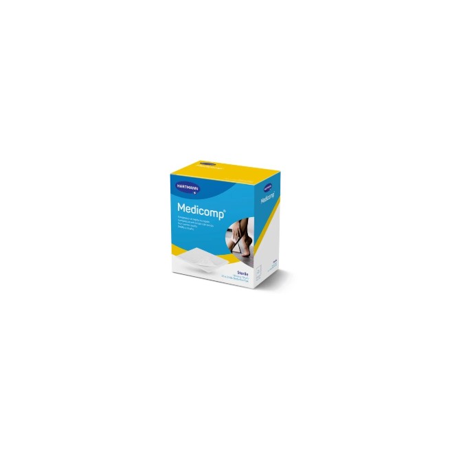 Hartmann Medicomp Gasas Non Woven Aposito Esteril 10 X 10 Cm 25x2 unidades
