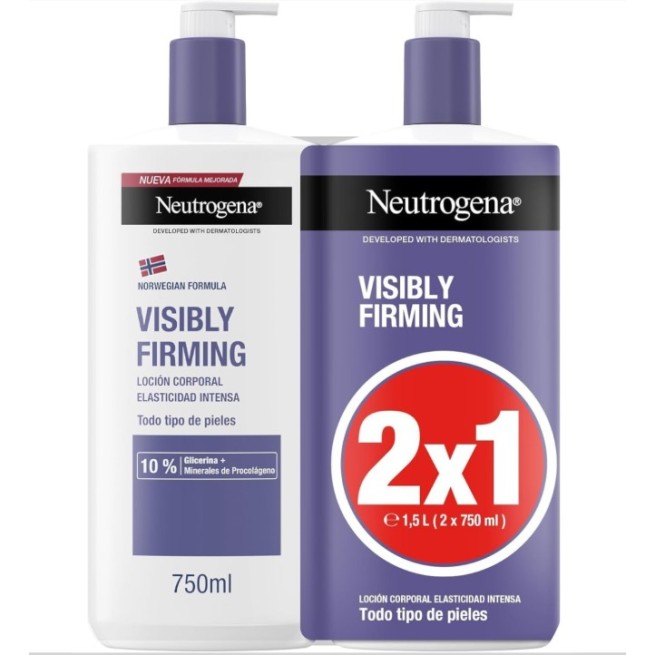 Neutrogena Visibly Firming Loción Corporal 2x750 ml