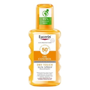 Eucerin Oil Control Dry Touch Spray Transparente FPS 50+ 200 Ml