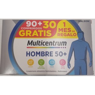 Multicentrum Hombre 50+ 90 Comprimidos + 30 Gratis