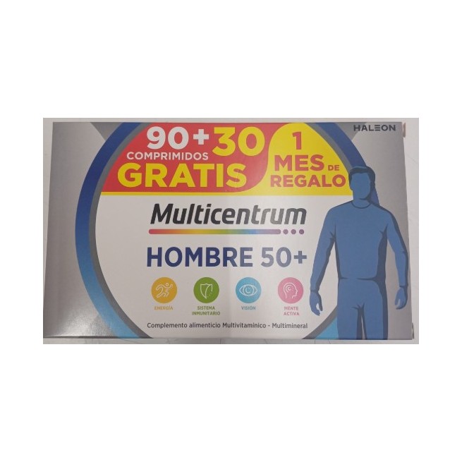 Multicentrum Hombre 50+ 90 Comprimidos + 30 Gratis