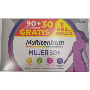 Multicentrum Mujer 50+ 90 Comprimidos + 30 Gratis
