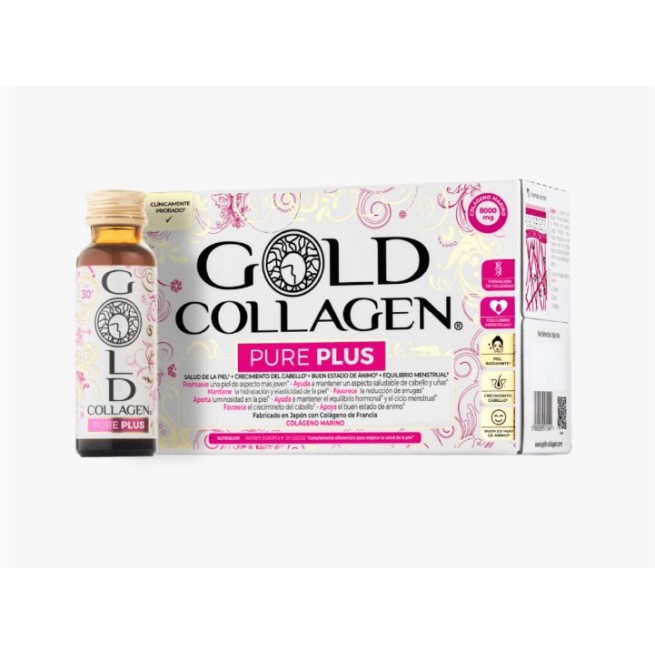 Gold Collagen Pure Plus 10 Frascos 50 Ml
