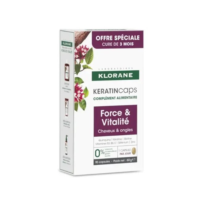 Klorae Keratincaps Fuerza y Vitalidad 90 Cápsulas