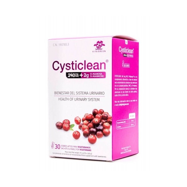 Cysticlean 240 mg D-Manosa 30 Sobres