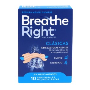 COMPRAR BREATHE RIGHT TIRAS NASALES GRANDES CLASICAS 10 UD.