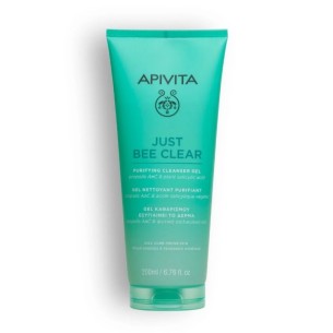 Apivita Just Bee Clear Gel Limpiador Purificante 200 Ml