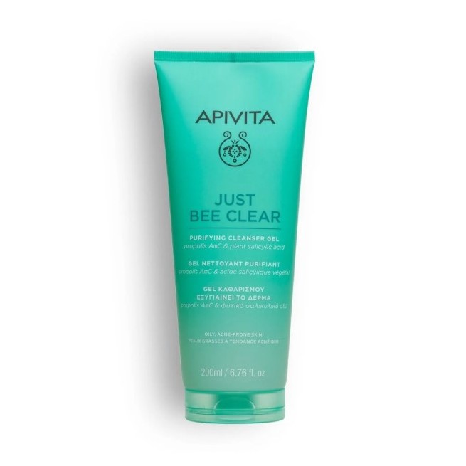 Apivita Just Bee Clear Gel Limpiador Purificante 200 Ml