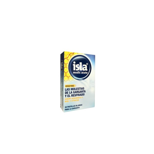 Isla Medic Acute Sabor Miel y Cítricos 20 Pastillas Blandas