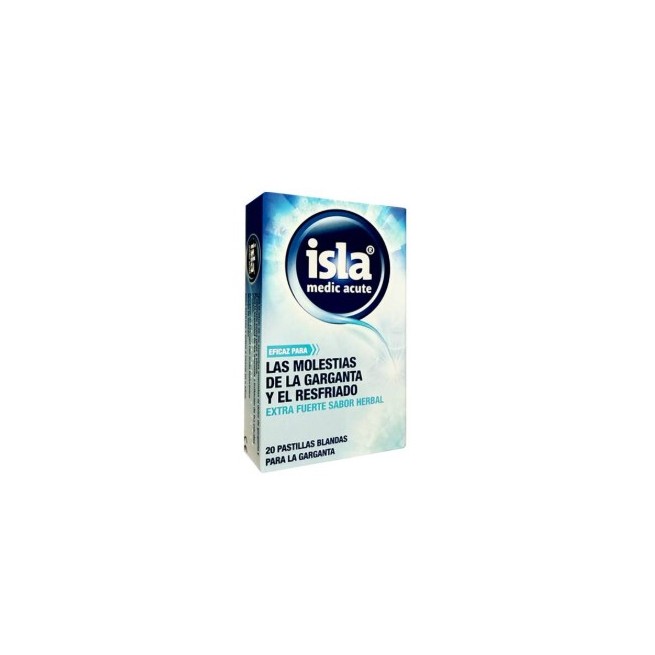 Isla Medic Acute Sabor Herbal 20 Pastillas Blandas
