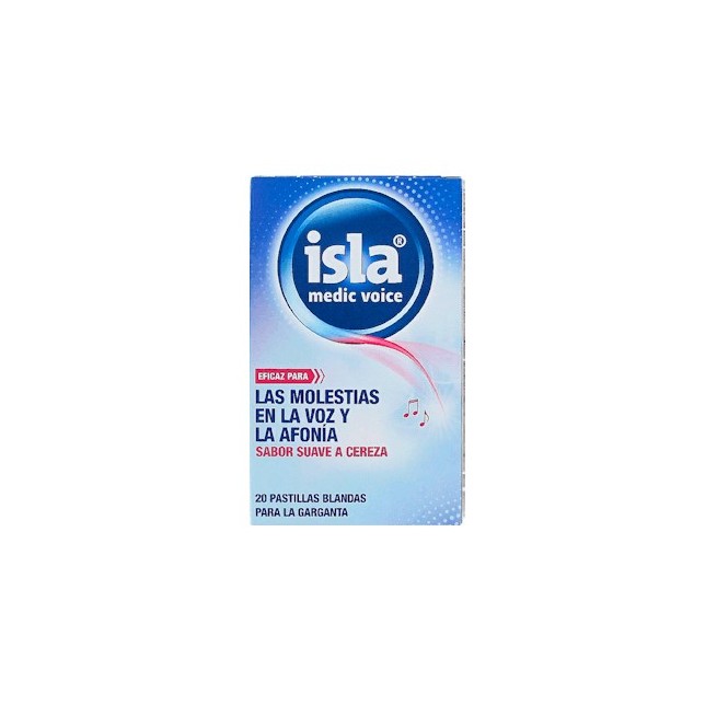 Isla Medic Voice Sabor Cereza 20 Pastillas Blandas