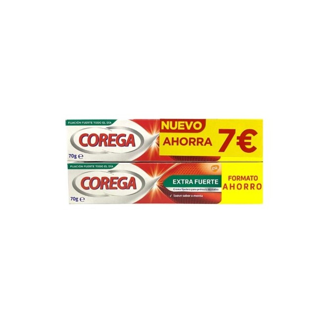 Corega Extra Fuerte Duplo 70 Gr