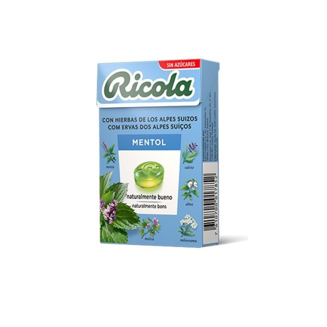 Ricola Caramelos Mentol Sin Azúcar 50 Gr