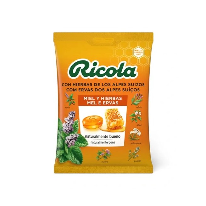 Ricola Caramelos Miel y Hierbas 70 Gr