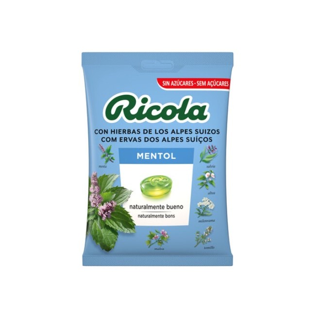 Ricola Caramelos Sin Azúcares Mentol 70 Gr