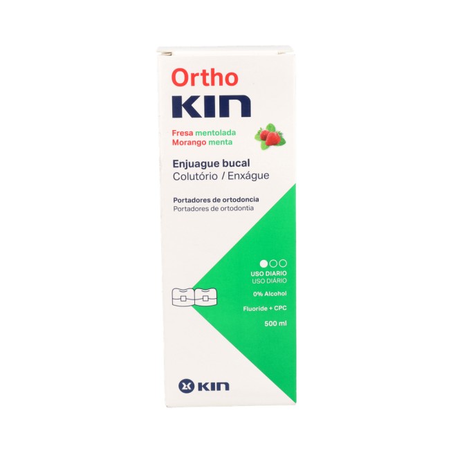 OrthoKin enjuague bucal fresa mentolada 500ml