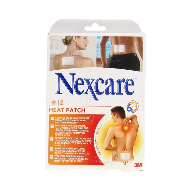 Nexcare parche térmico 9,5x13cm 2uds