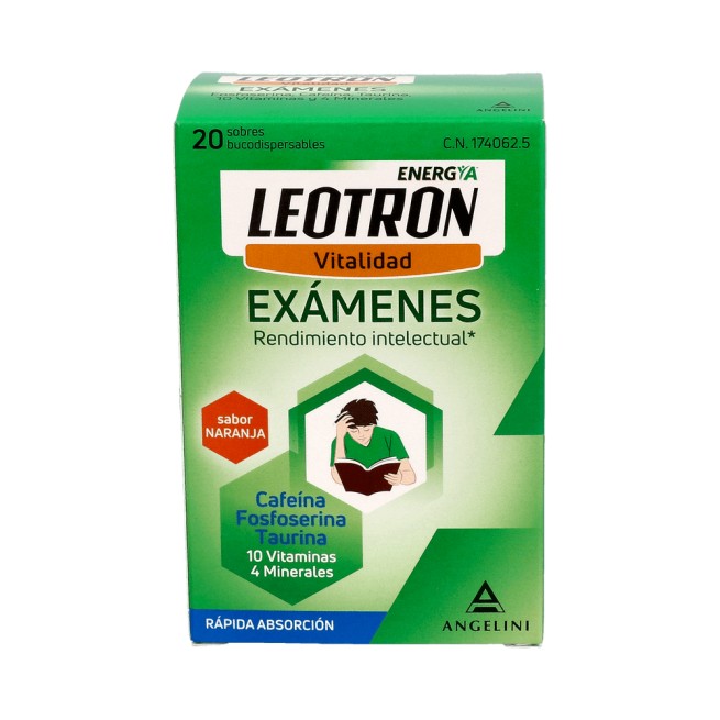 Leotron Exámenes 20 sobres bucodispersables