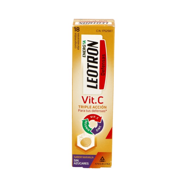 Leotron Vitamina C 18comp efervescentes