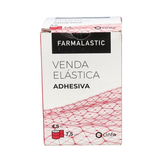 Farmalastic venda elástica adhesiva 7,5cmx4,5m 1ud