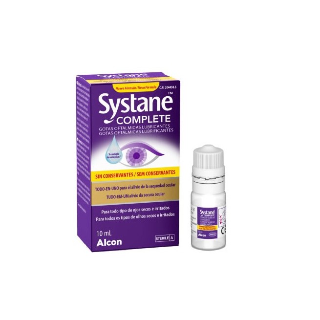 Systane Complete Gotas Oftálmicas Lubricantes sin Conservantes 10ml
