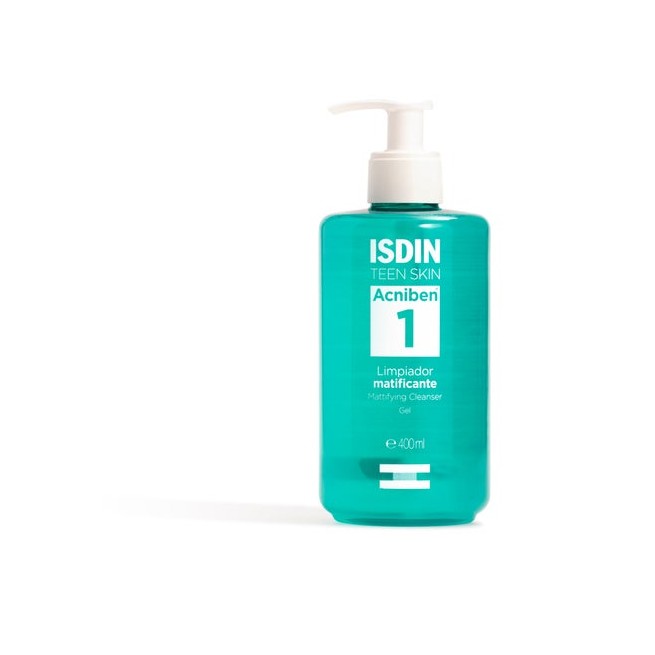ISDIN Teen Skin Acniben Limpiador Matificante Gel 400ml