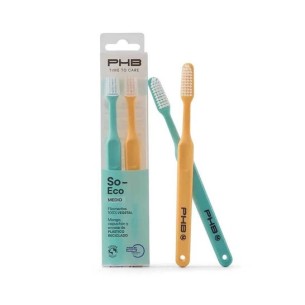 PHB Time To Care So-Eco Pack Cepillo Dental Medio 2uds