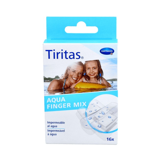 Tiritas Aqua Finger Mix 3 Tamaños 16uds