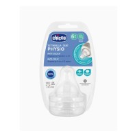 Chicco Tetina Wellbeing Silicona Flujo Papilla 6M+ 2uds