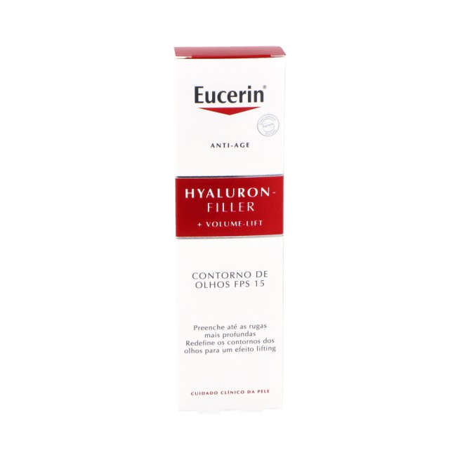 Eucerin Hyaluron-Filler + Volume-Lift Contorno De Ojos SPF15 15ml
