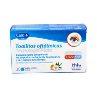 Care+ Toallitas Oftálmicas Tecnología Plata 30uds