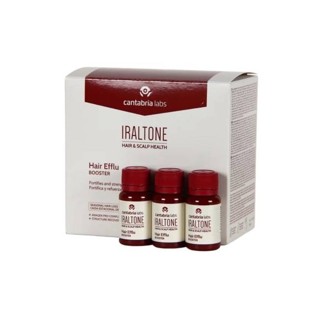 IRALTONE HAIR EFFLU BOOSTER 30 VIALES DE 15 ML