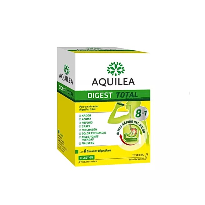 Aquilea Digest 12 sticks 2.5 g Sabor manzana