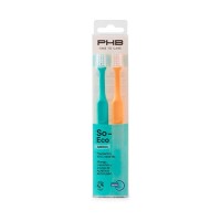 Cepillo Dental Suave Adulto PHB Time to Care SO Eco 2 unidades