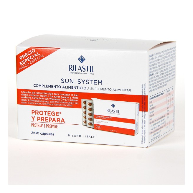 Rilastil Sun System 60 cápsulas