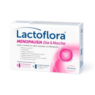 Lactoflora Menopausia Día y Noche 30 cápsulas de día + 30 cápsulas de noche