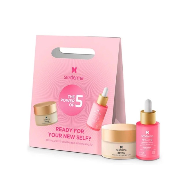 Sesderma Pack Antiedad 2025 RetiAge 5 Sérum 30 ml + Retisil Crema Intensiva 50 ml