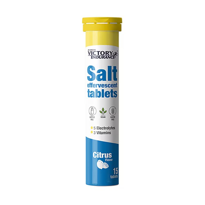 Victory Endurance Salt Effervescent sabor limón 15 tabletas efervescentes