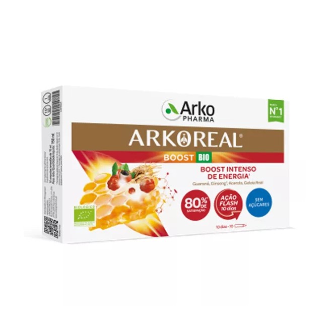 Arkoreal Boost Bio Intenso de Energía 10 ampollas 15 ml