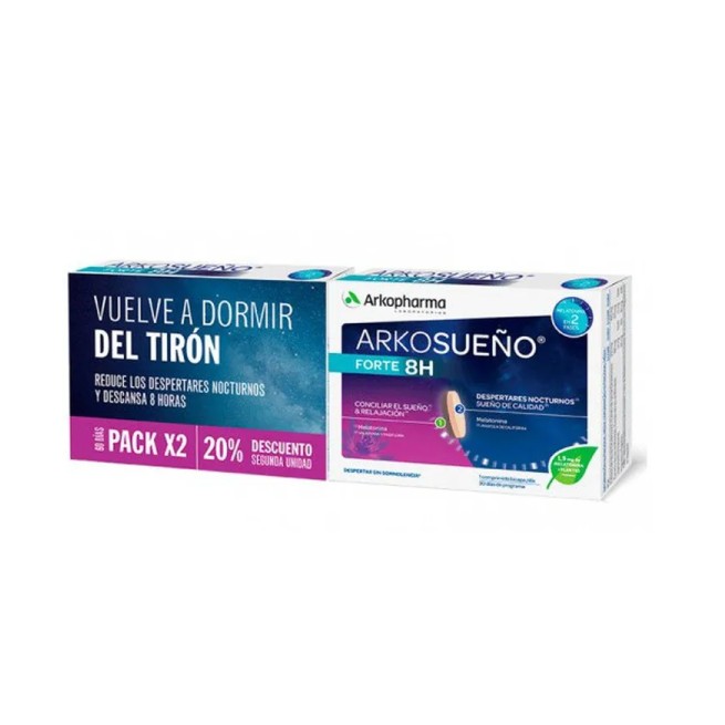 Arkorelax Sueño Forte Pack 2 envases de 30 comprimidos bicapa