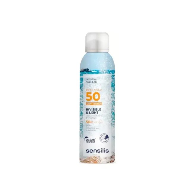 Sensilis Dry Touch Body Spray SPF50+ 250 ml Spray Corporal Invisible