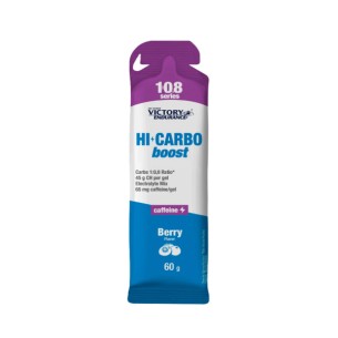 Victory Endurance Weider Hi Carbo Boost Gel Cafeína Berry  76 g