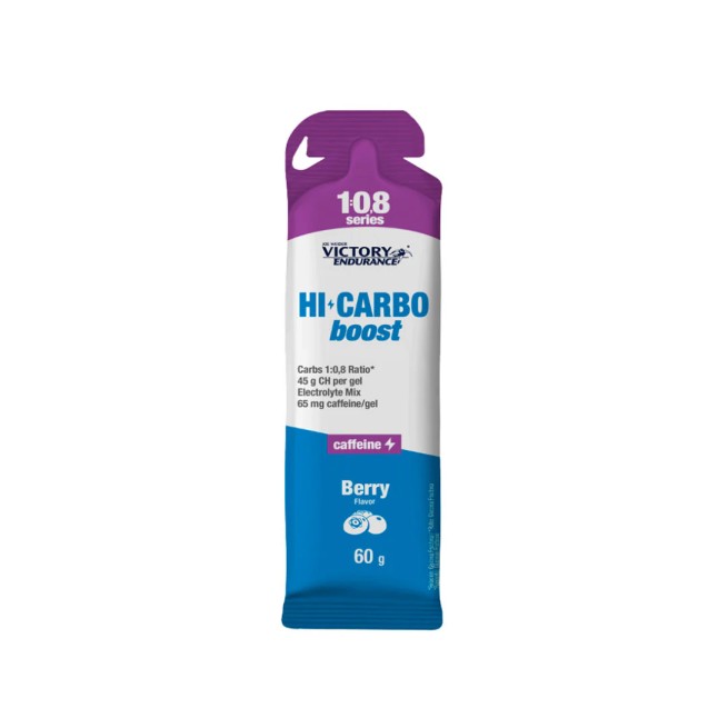 Victory Endurance Weider Hi Carbo Boost Gel Cafeína Berry  76 g
