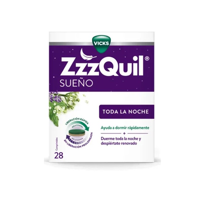 ZZZQuil Sueño Toda la Noche 28 Comprimidos