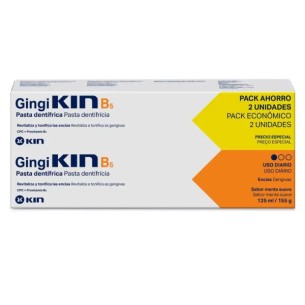 GingiKin B5 Pasta Dental 2 x 125 ml  Sabor Menta